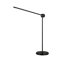 Настольная лампа офисная LED Foden 7101/12TL Odeon Light чёрная на 1 лампу, основание чёрное металл в стиле минимализм 