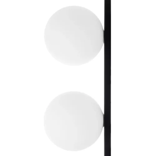 Бра Glob CL209421 Citilux белый на 2 лампы, основание чёрное в стиле современный молекула шар фото 5