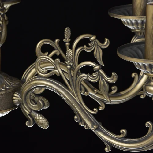 Люстра подвесная Аврора 371011106 MW-Light без плафона на 6 ламп, основание античное бронза в стиле классический фото 11