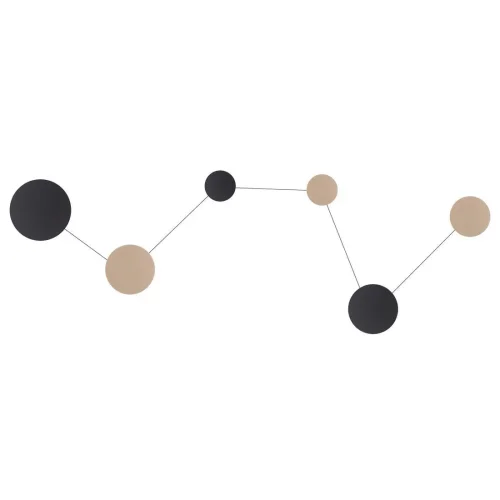 Бра LED Galaxy 4211/51WL Odeon Light золотой чёрный на 5 ламп, основание золотое чёрное в стиле хай-тек современный Бра LED Galaxy 4211/51WL Odeon Light золотой чёрный на 5 ламп, основание золотое чёрное в стиле хай-тек современный