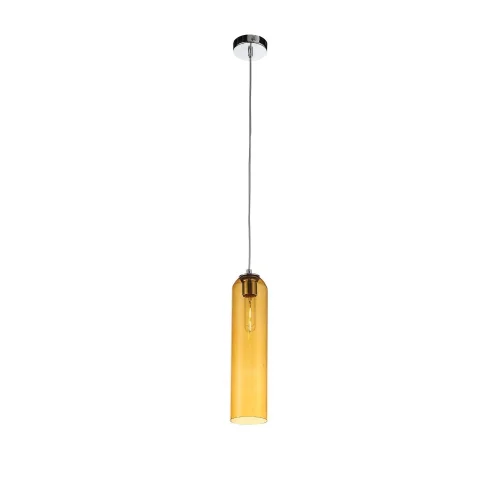 Светильник подвесной Callana SL1145.193.01 ST-Luce янтарный 1 лампа, основание хром в стиле современный 