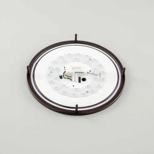 Светильник потолочный LED Бостон CL709325N Citilux белый 1 лампа, основание венге коричневое в стиле современный  фото 11