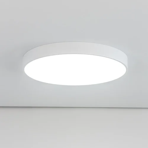 Светильник потолочный LED RGB с пультом Купер CL72495G0 Citilux белый 1 лампа, основание белое в стиле современный хай-тек минимализм с пультом фото 2