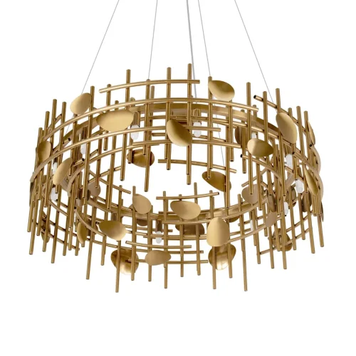 Светильник подвесной Escama 10396/800C LOFT IT золотой на 8 ламп, основание золотое в стиле современный фото 7