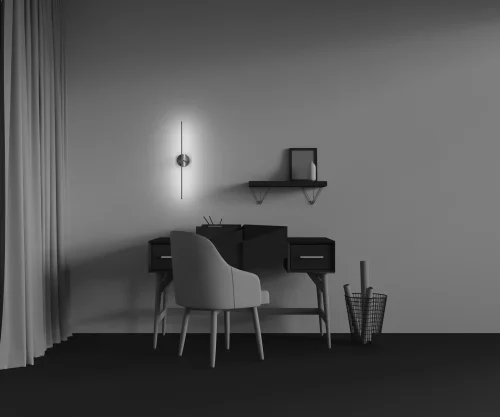 Бра LED Elegant C084WL-L7BS2.7K Maytoni латунь на 1 лампу, основание латунь в стиле современный хай-тек отражённый свет фото 8