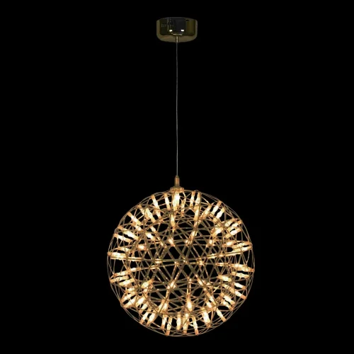 Светильник подвесной LED Raimond 9027-43 Gold LOFT IT золотой 92 лампы, основание золотое в стиле арт-деко шар фото 2