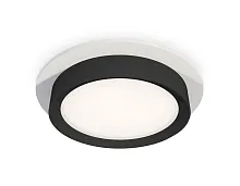 Светильник точечный XC8050002 Ambrella light чёрный 1 лампа, основание чёрное белое в стиле хай-тек 