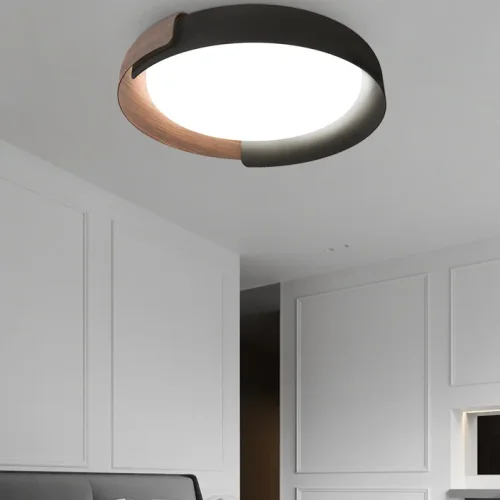 Светильник потолочный ADDA Black 4000К 223831-23 ImperiumLoft белый 1 лампа, основание чёрное в стиле современный минимализм  фото 4