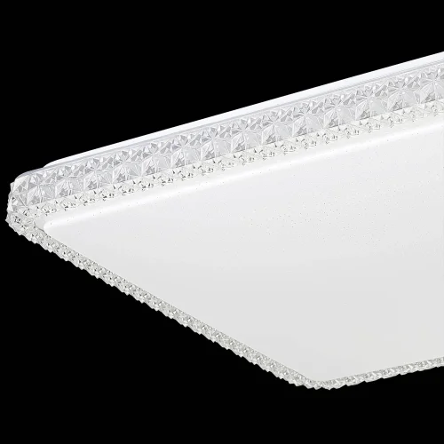 Светильник потолочный LED Kристалино слим CL715P600 Citilux прозрачный белый 1 лампа, основание белое в стиле современный квадраты фото 2