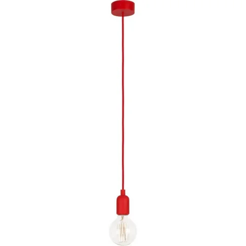 Светильник подвесной Silicone 6401-NW Nowodvorski без плафона на 1 лампу, основание красное в стиле современный 