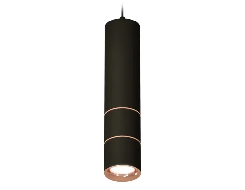 Светильник подвесной Techno spot XP7402085 Ambrella light чёрный 1 лампа, основание чёрное в стиле современный хай-тек 