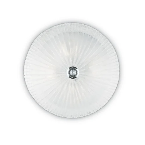 Светильник потолочный SHELL PL6 TRASPARENTE Ideal Lux прозрачный 6 ламп, основание прозрачное в стиле модерн 