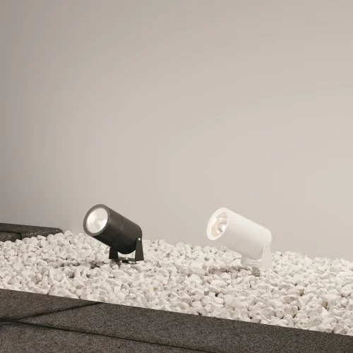 Прожектор LED Bern O050FL-L15GF3K Maytoni уличный IP65 графит на 1 лампу, плафон графит в стиле хай-тек современный LED фото 13