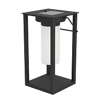 Ландшафтный светильник LED Usigni 901089 Eglo уличный IP44 чёрный на 1 лампу, плафон белый в стиле современный лофт LED