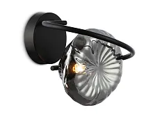 Бра LH15005 Ambrella light дымчатый на 1 лампу, основание чёрное в стиле современный 