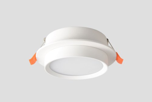 Светильник точечный CLT 087C WH GX53 Crystal Lux белый на 1 лампу, основание белое в стиле современный круглый фото 3 Светильник точечный CLT 087C WH GX53 Crystal Lux белый на 1 лампу, основание белое в стиле современный круглый фото 3