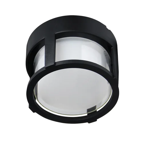 Потолочный светильник уличный LED Ulysses A6206PF-1BK Arte Lamp уличный IP65 чёрный на 1 лампу, плафон белый в стиле современный LED