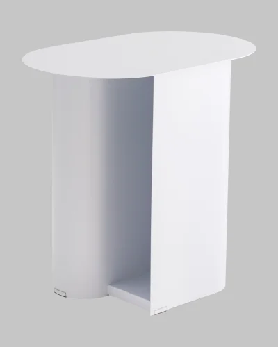 Журнальный столик Yvaine, металл, белый УТ000040316 Stool Group столешница белая из металл фото 2