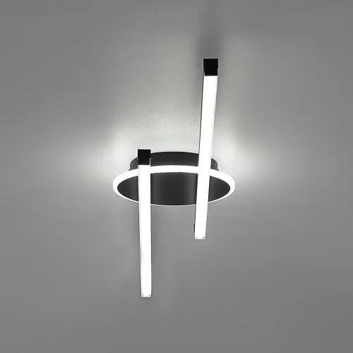 Светильник потолочный LED с пультом Trent CL203621 Citilux чёрный на 1 лампу, основание чёрное в стиле современный хай-тек минимализм с пультом фото 3