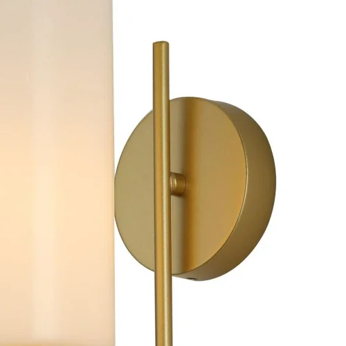 Бра Prometeo 2923-1W F-promo белый на 1 лампа, основание золотое в стиле минимализм  фото 3