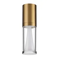 Светильник накладной Defance 7144/4CL Odeon Light прозрачный на 1 лампу, основание бронзовое в стиле классический современный 