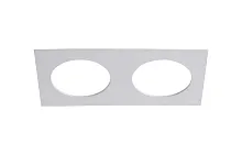 Декоративная рамка CLT FRAME 044C2 WH Crystal Lux на 1 , основание белое в стиле современный 