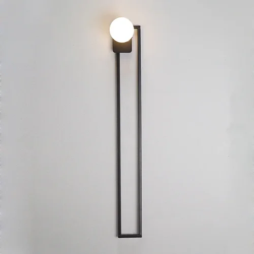 Настенный светильник SIAN 1M 168764-26 ImperiumLoft белый на 1 лампа, основание чёрное в стиле современный 
