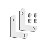 Соединитель угловой горизонтальный для арт.135325-135328 (2 шт. в комплекте) Flum 135330 Novotech серебряный в стиле минимализм хай-тек современный для светильников серии Flum низковольтная трековая система Соединитель угловой горизонтальный для арт.135325-135328 (2 шт. в комплекте) Flum 135330 Novotech серебряный в стиле минимализм хай-тек современный для светильников серии Flum низковольтная трековая система