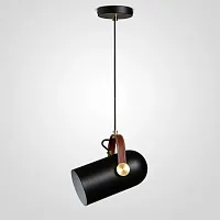 Светильник подвесной Bullet 101389-26 ImperiumLoft чёрный 1 лампа, основание чёрное в стиле современный 
