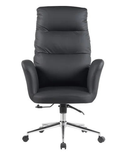 Кресло руководителя TopChairs Solid NC, черный УТ000041633 Stool Group, чёрный/экокожа, ножки/металл/хром, размеры - 1200*1290****мм фото 4
