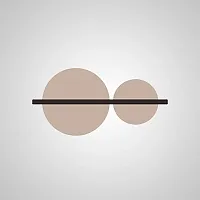 Настенный светильник LIBERTY TWO WALL Champagne 209070-23 ImperiumLoft бежевый на 4 лампы, основание чёрное в стиле современный 