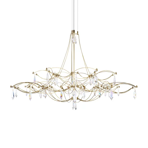 Люстра подвесная ЛЕД Мира / Mira 10590/1000 Gold Asfour LOFT IT прозрачная на 1 лампу, основание золотое в стиле арт-деко капли фото 3 Люстра подвесная ЛЕД Мира / Mira 10590/1000 Gold Asfour LOFT IT прозрачная на 1 лампу, основание золотое в стиле арт-деко капли фото 3