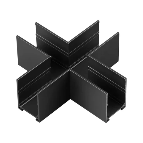 Соединитель "X" Vector 135309 Novotech чёрный в стиле хай-тек современный для светильников серии Vector vector 220в накладной Соединитель "X" Vector 135309 Novotech чёрный в стиле хай-тек современный для светильников серии Vector vector 220в накладной
