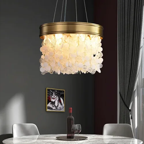 Люстра подвесная VERONA A L12 193713-23 ImperiumLoft прозрачная на 12 ламп, основание латунь в стиле современный фото 25