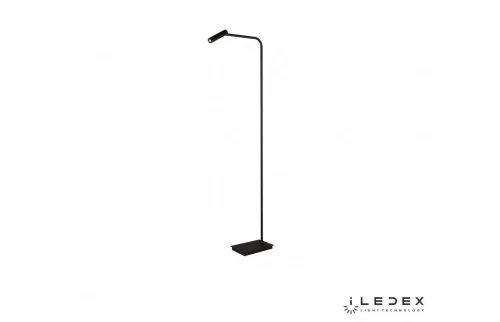 Торшер LED Telescope 7009/1F BK iLedex чёрный на 1 лампу, основание чёрное в стиле современный хай-тек фото 5