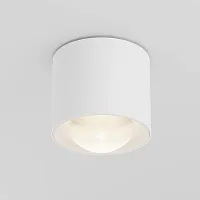 Светильник накладной LED Lens C217CL-15W3K-W Maytoni белый на 1 лампу, основание белое в стиле современный хай-тек круглый