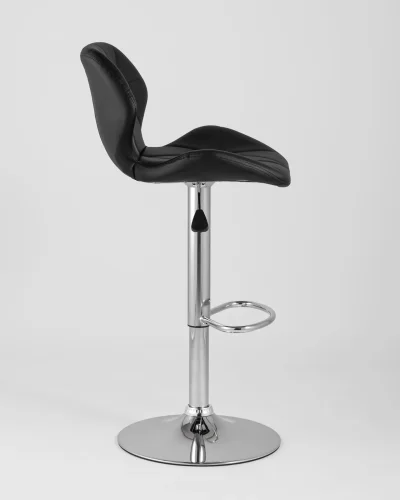Стул барный Бон, черный NP УТ000039150 Stool Group, /экокожа, ножки/металл/, размеры - ***** фото 6