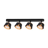 Спот с 4 лампами Amaks A8028PL-4BK Arte Lamp чёрный GX53 в стиле современный 