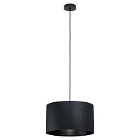 Светильник подвесной Maserlo 99042 Eglo чёрный 1 лампа, основание чёрное в стиле современный 