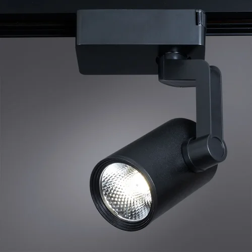Трековый светильник LED Traccia A2310PL-1BK Arte Lamp чёрный для шинопроводов серии Traccia фото 2