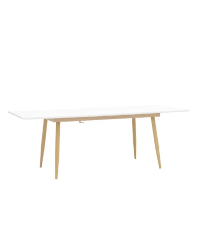 Стол обеденный Стокгольм, раскладной, 160-220*90, белый УТ000003490 Stool Group столешница белая из мдф фото 7