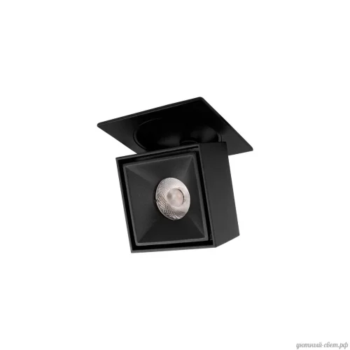 Светильник точечный LED Top 10325/B Black LOFT IT чёрный 1 лампа, основание чёрное в стиле современный хай-тек квадратный