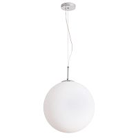 Светильник подвесной Volare A1564SP-1CC Arte Lamp белый 1 лампа, основание хром в стиле современный шар