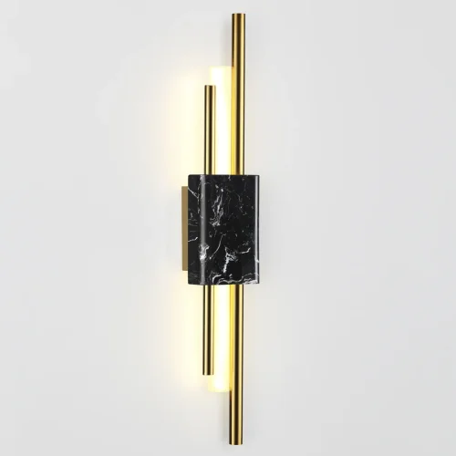 Бра LED Marmi 4361/10WL Odeon Light золотой на 1 лампа, основание золотое чёрное в стиле арт-деко  фото 3