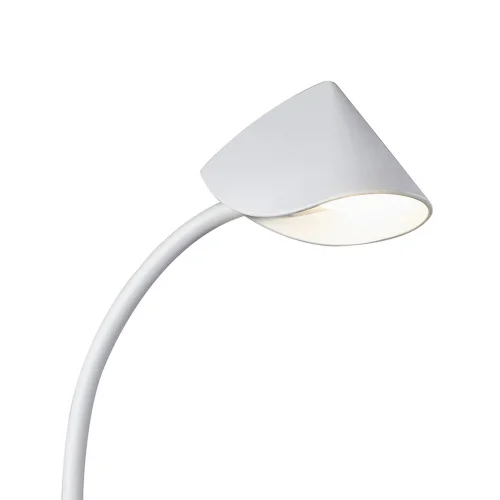 Настольная лампа LED Capuccina 7586 Mantra белая 1 лампа, основание белое металл в стиле хай-тек современный  фото 2