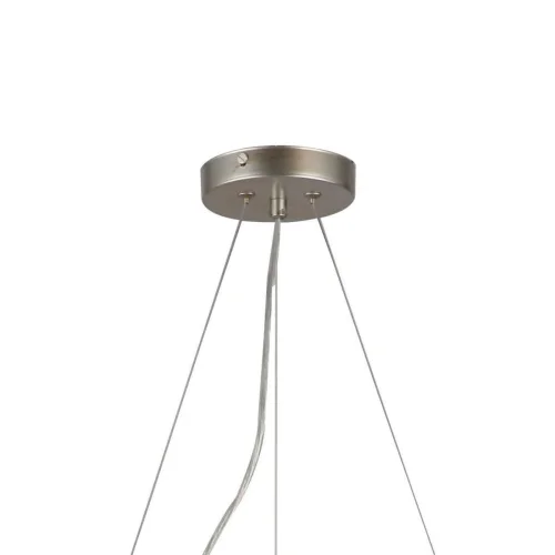 Люстра подвесная Arabesco 2912-5P F-promo серебряная серая на 5 ламп, основание матовое серебро в стиле кантри  фото 3