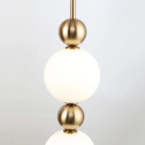 Бра LED Chantra 4088-3W F-promo белый на 3 лампы, основание латунь в стиле современный шар фото 3