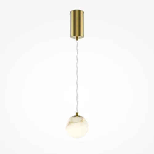 Светильник подвесной LED Yora MOD464PL-L5BSK Maytoni белый на 1 лампу, основание латунь в стиле современный шар фото 5 Светильник подвесной LED Yora MOD464PL-L5BSK Maytoni белый на 1 лампу, основание латунь в стиле современный шар фото 5