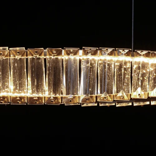 Светильник подвесной LED Гослар 498017301 MW-Light прозрачный 1 лампа, основание латунь в стиле классический  фото 4