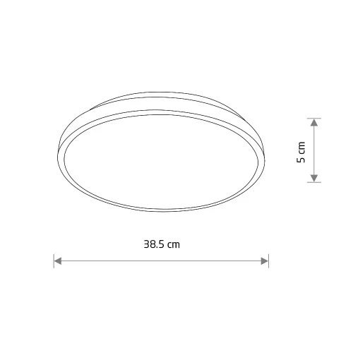 Светильник потолочный Agnes Round Pro 10972-NW Nowodvorski белый на 1 лампу, основание чёрное в стиле современный фото 6